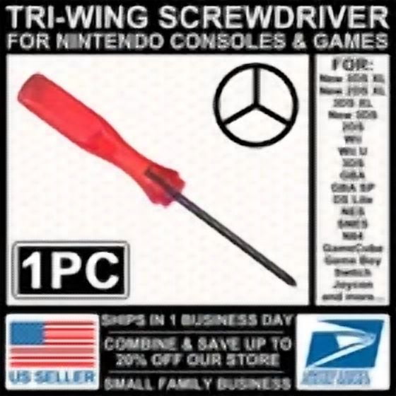 Tri-Wing Screwdriver Tool For Nintendo Console/Games 3Ds/2Ds/Xl/Ds/Lite/Gba/Sp