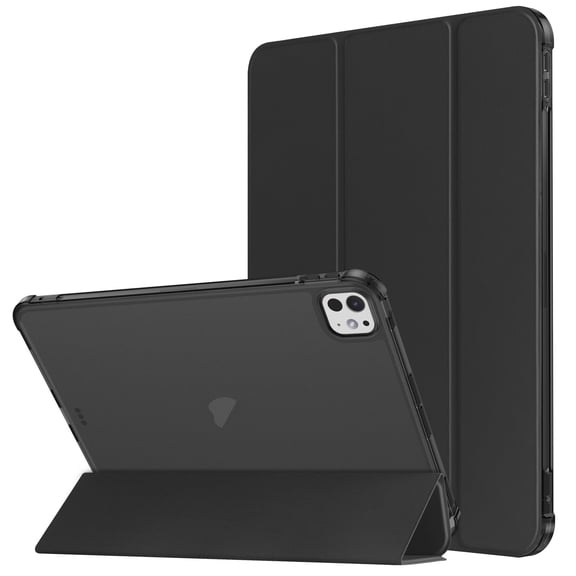 Tri-fold Holder TPU Cover Frosted Leather Smart Tablet Case withh Pen Slot For iPad Pro 11 2025 / 2024