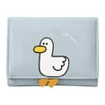 thumbnail image 1 of Tri-fold Multi-Card Short Duckling Wallet Coin Purse Card Case, 1 of 8