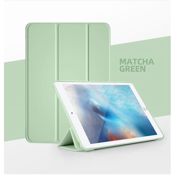 Tri-folding Capa for IPad 10th 2022 Air 4 5 10.9 Case 10.2 8th 9th 7th 9.7 5th 6th Gen TPU Case for IPad Pro 11 12.9 2022 Cover (green,iPad mini 1 2 3 4 5)