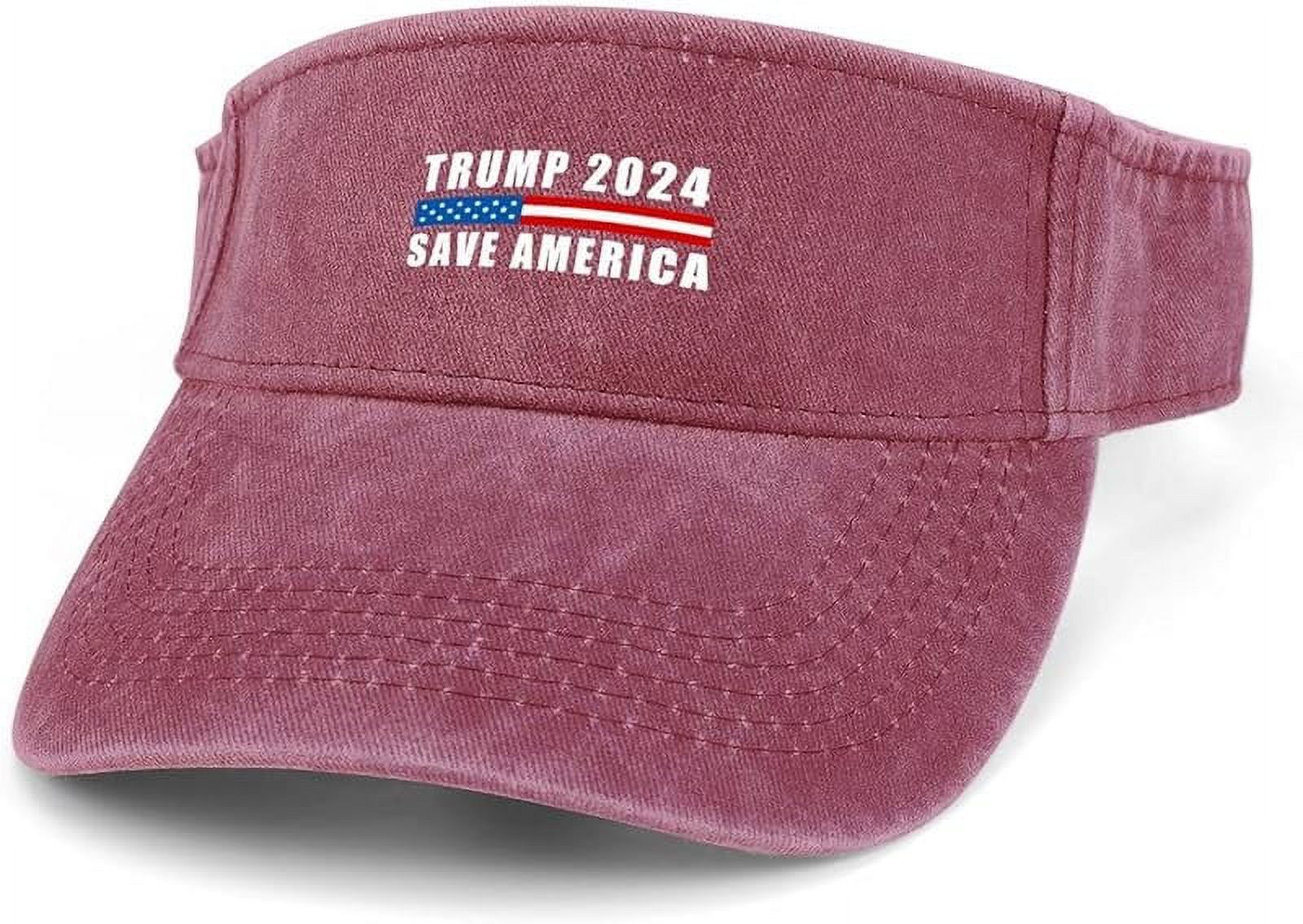 Trimp 2024 womens golf hat retro visor hat for women ponytail hats tra