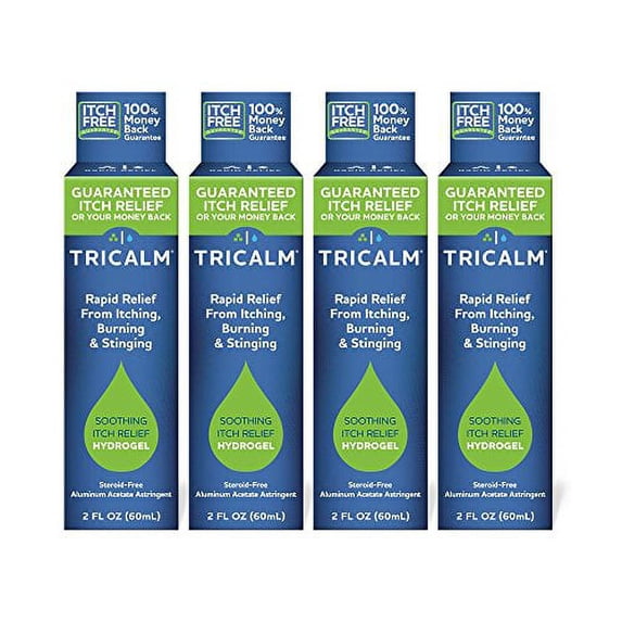 TriCalm Soothing Itch Relief Hydrogel 2 oz, 4 Count
