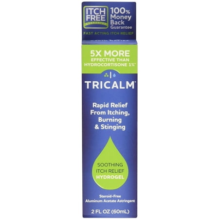 TriCalm Soothing Itch Relief Hydrogel 2 oz (Pack of 2)
