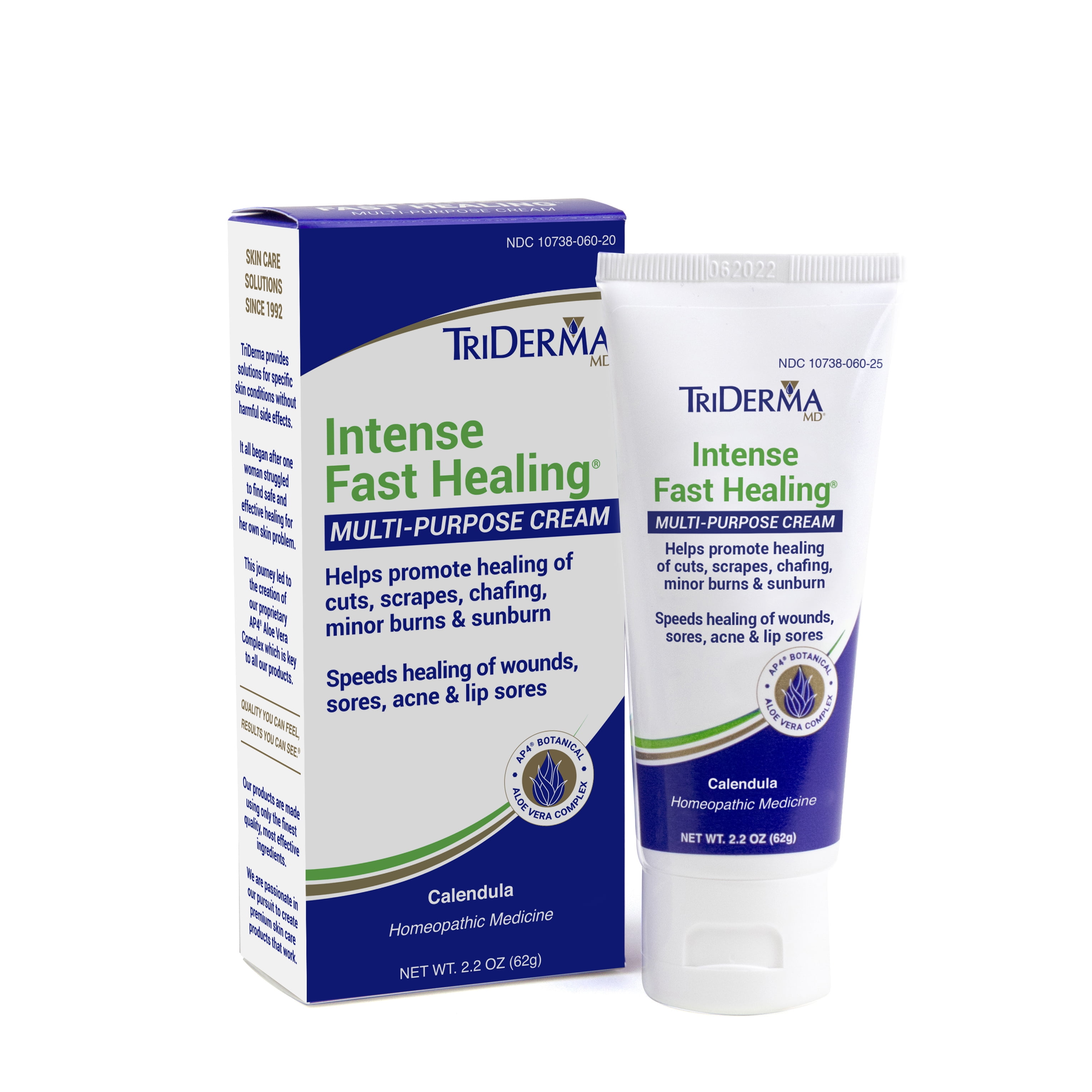 TriDerma Intense Fast Skin Healing Cream for HardtoHeal Skin