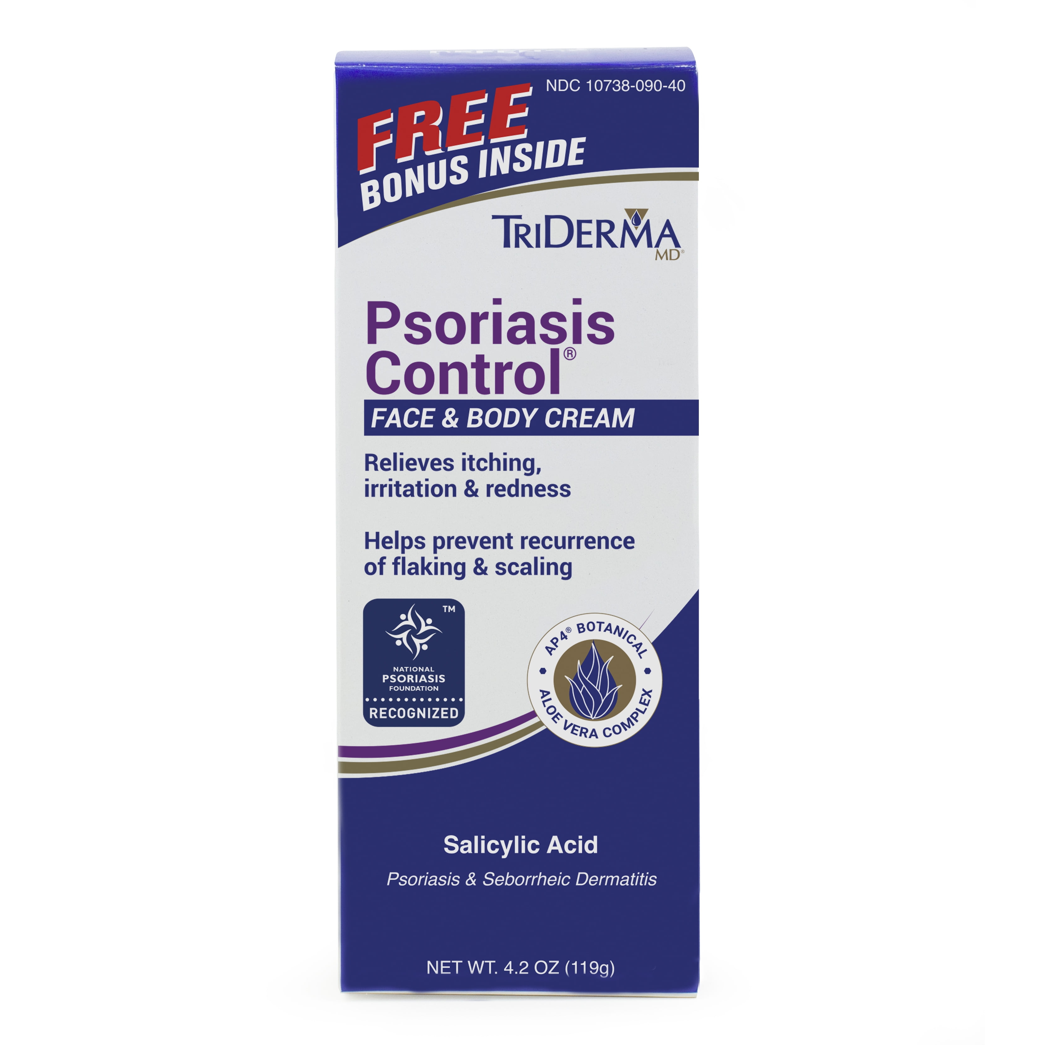 TriDerma MD Medical Strength Psoriasis Control Cream, 4.2 oz