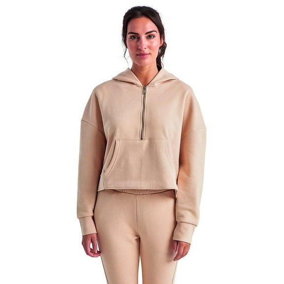 TriDri TD077 Ladies' Alice Half-Zip Hooded Sweatshirt