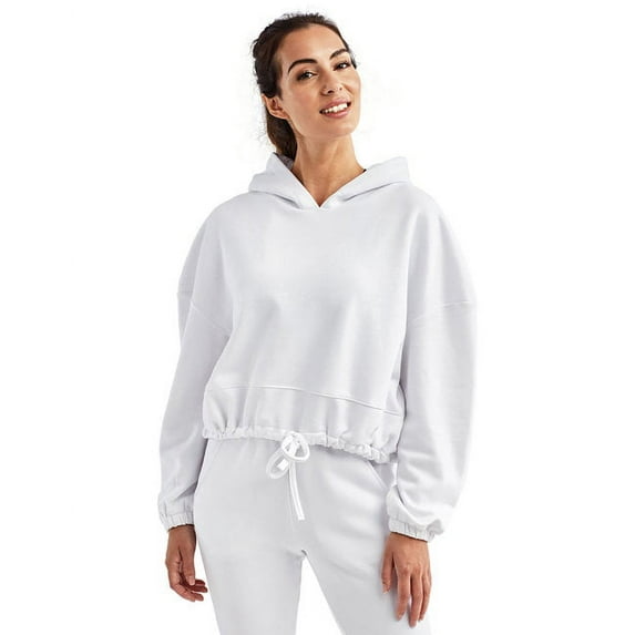 TriDri TD085 Women's Cropped Maria Hoodie-White-S/M