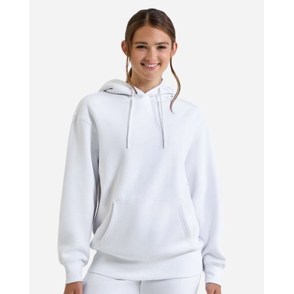 TriDri TD602 Unisex Jamie Recycled Hooded Sweatshirt-White-XS