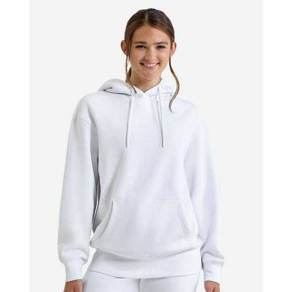 TriDri TD602 Unisex Jamie Recycled Hooded Sweatshirt-White-XS