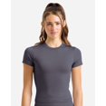 thumbnail image 1 of TriDri TD653 Women's Luxe Fitted Tee-Charcoal-L, 1 of 4