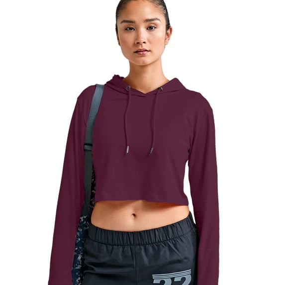 TriDri Womens Cropped Long-Sleeved T-Shirt