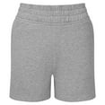 thumbnail image 1 of TriDri Womens Heather Sweat Shorts, 1 of 3