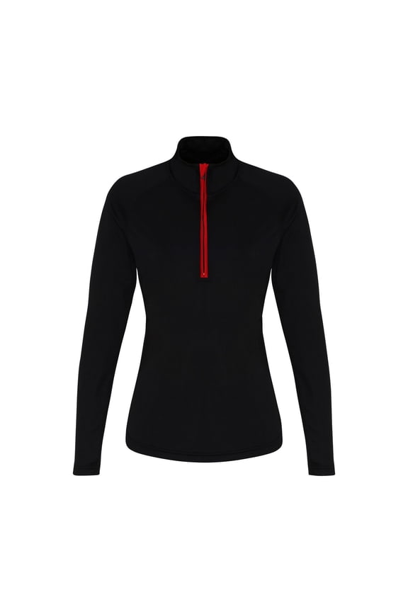 Womens Long Sleeve Performance Quarter Zip Top