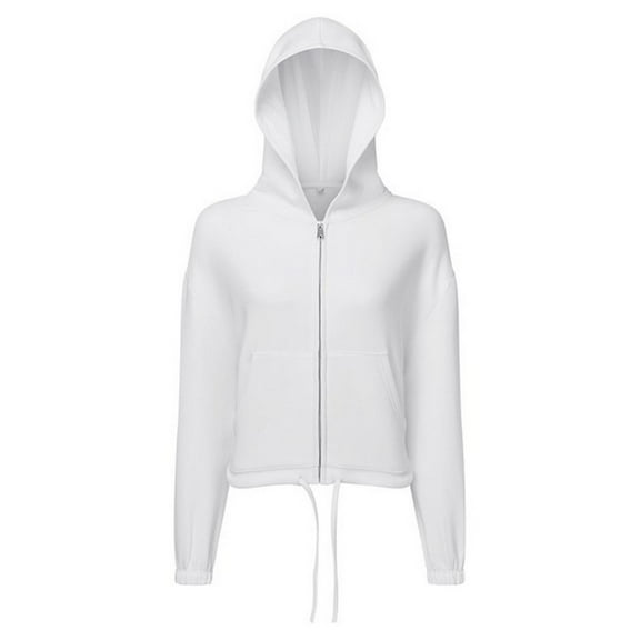 TriDri Womens Recycled Cropped Oversized Full Zip Hoodie