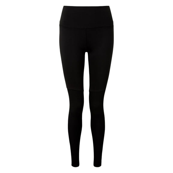 TriDri Womens Rib Knit Contrast Bottom Yoga Leggings