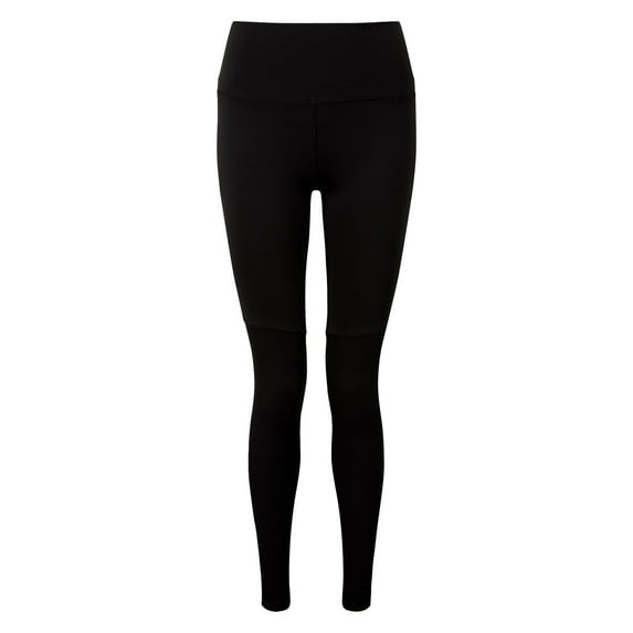 TriDri Womens Rib Knit Contrast Bottom Yoga Leggings