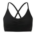 thumbnail image 1 of TriDri Womens Ruched Medium Impact Sports Bra, 1 of 5