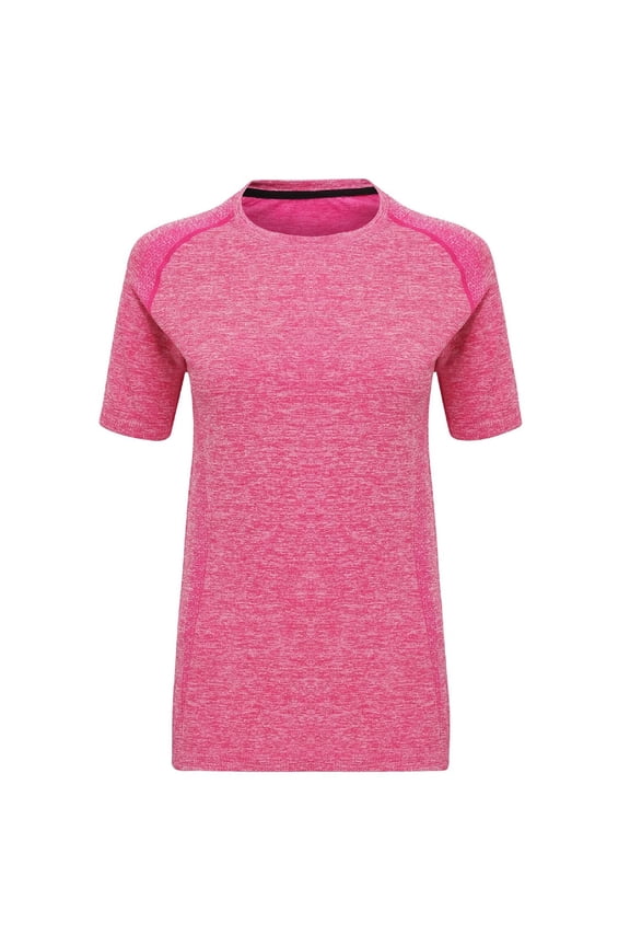 Womens Seamless 3D Fit Multi Sport Performance Short Sleeve Top