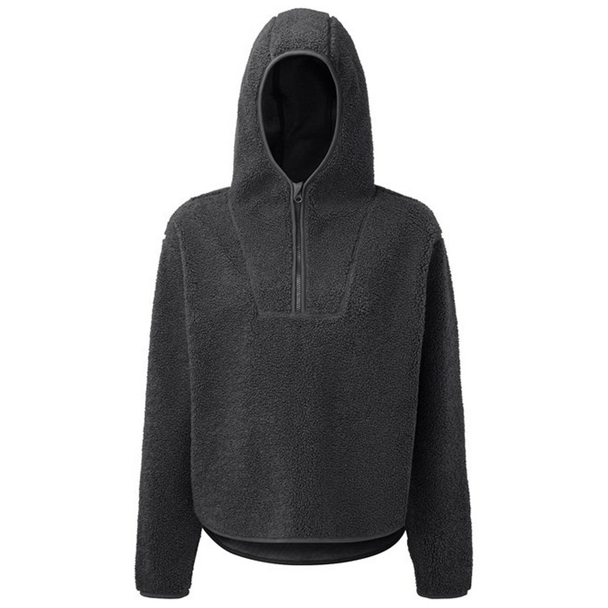 TriDri Womens Sherpa Fleece Quarter Zip Hoodie Walmart