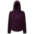 thumbnail image 1 of TriDri Womens Sherpa Fleece Quarter Zip Hoodie, 1 of 4