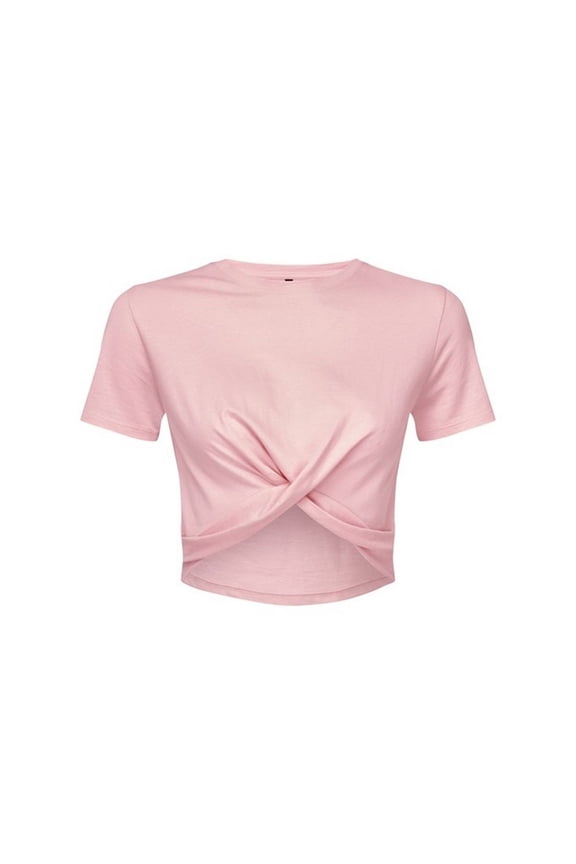 Womens Twisted Crop Top