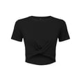 thumbnail image 1 of TriDri Womens Twisted Crop Top, 1 of 4