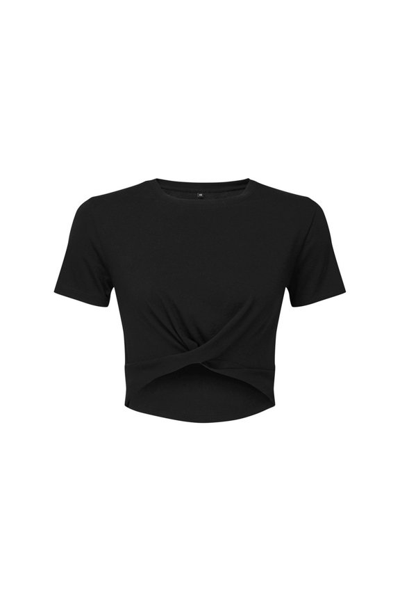 Womens Twisted Crop Top