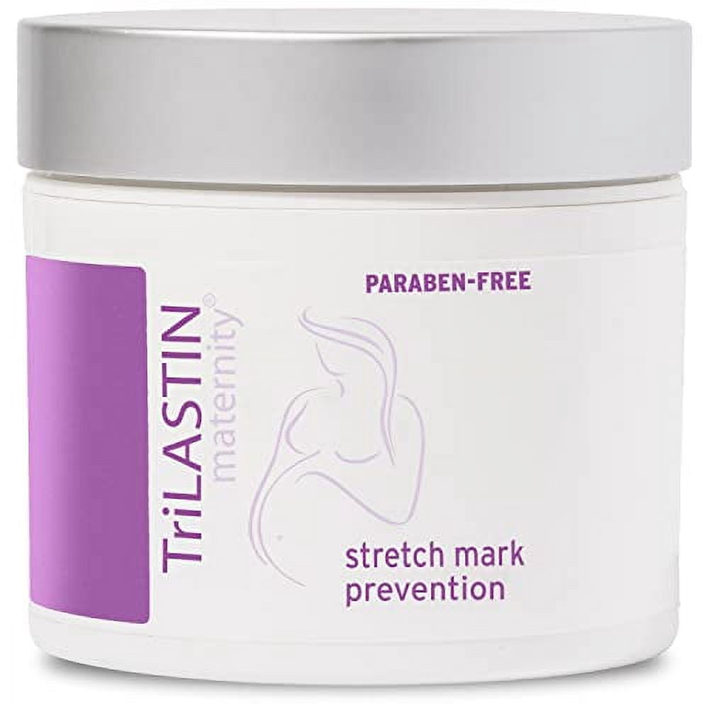 TriLASTIN Maternity Stretch Mark  Cream (4oz) | Hypoallergenic  and Paraben-Free | Stretch  Marks Cream | Stretch  Mark Cream for Pregnancy  | Skincare Gifts for  New Moms | Pregnancy  Gifts