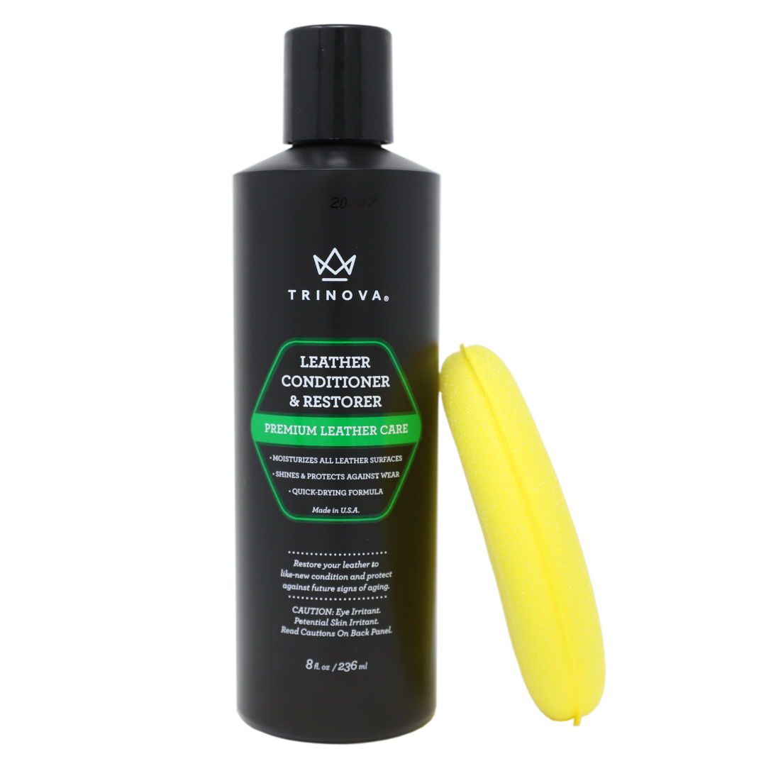 TriNova Leather Conditioner and Restorer with Water Repellent Formula, 8 oz - image 1 of 9