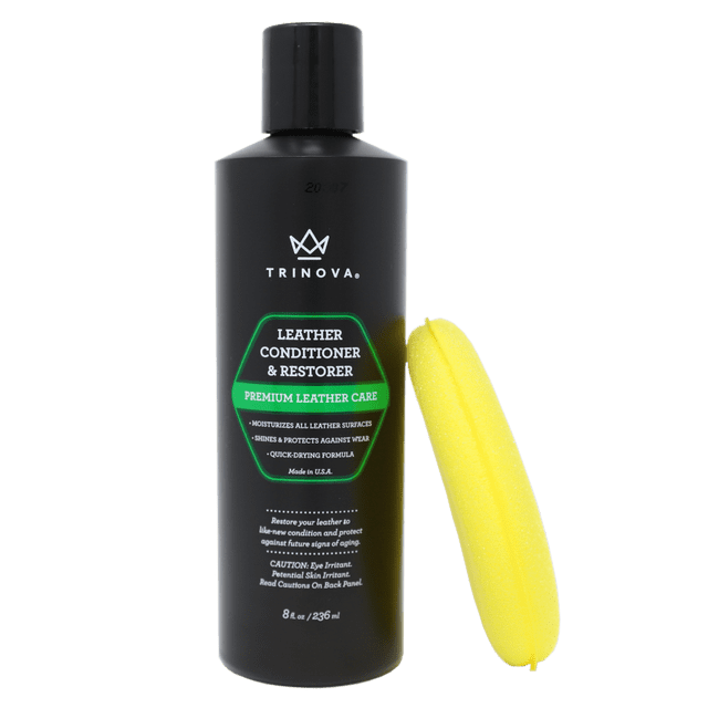 TriNova Leather Conditioner and Restorer with Water Repellent Formula, 8 oz