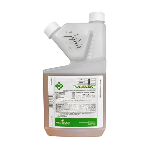 Triad TZ Select - Broad-Spectrum Post-Emergence Herbicide - 32 fl oz Bottle by Prime Source
