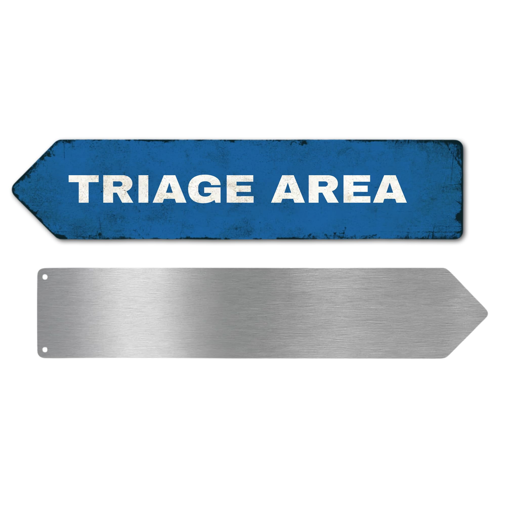 Triage Area Metal Sign by DC | Arrow Metal Directional Signage for ...