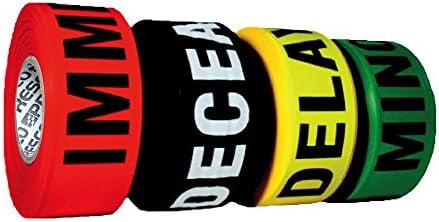 Triage Ribbons Ripable Triage Ribbon Kit: 1-1/2 in. x 300 ft. (Triage Kit Multi-Pack / 2 Minor ...