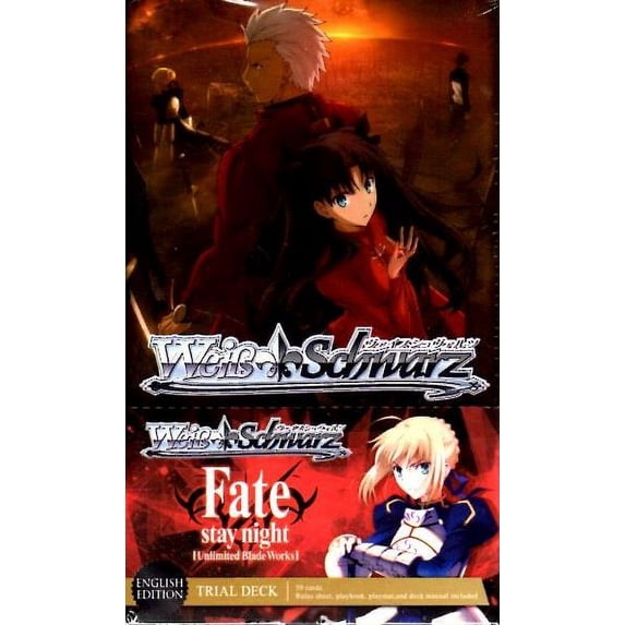 Trial Deck - Fate/Stay Night Display Box (6 Decks) New