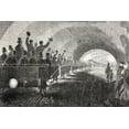 thumbnail image 1 of Trial Run Of Train In London Underground In 1862. From El Museo Universal Published Madrid 1862. Poster Print, 1 of 4
