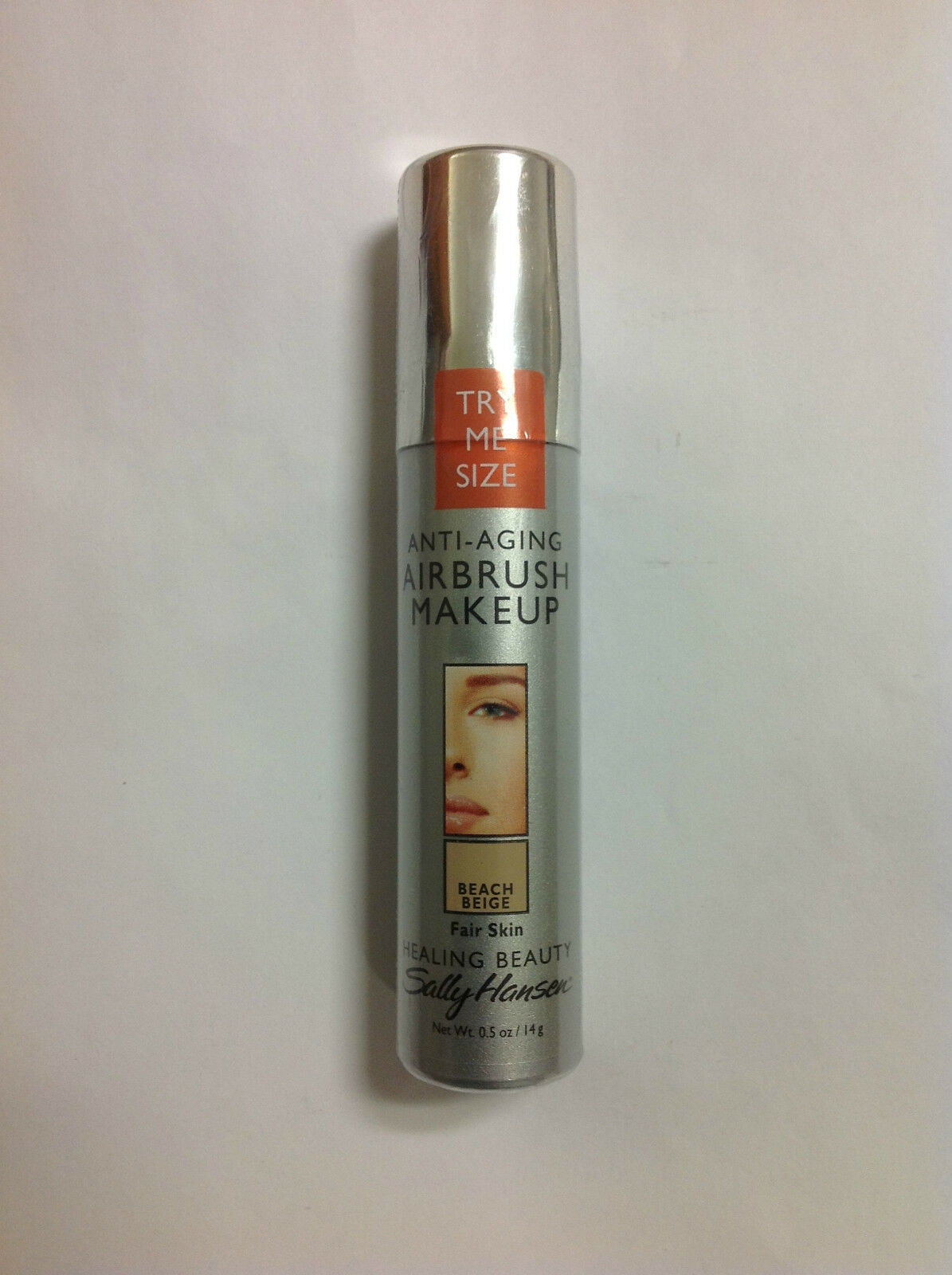 Trial Size Sally Hansen Airbrush Makeup Foundation BEACH BEIGE Fair Skin NEW