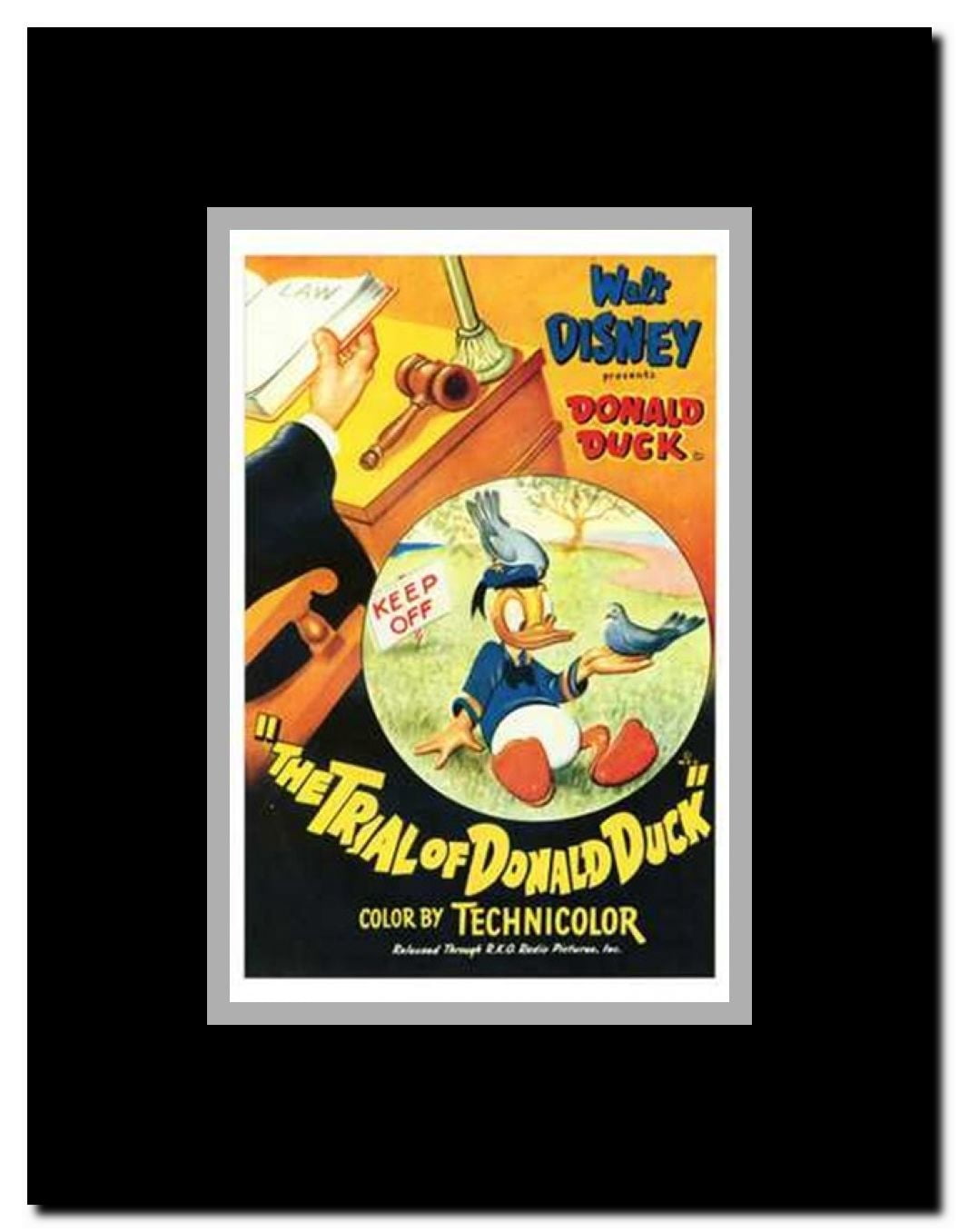 Trial of Donald Duck Framed Movie Poster