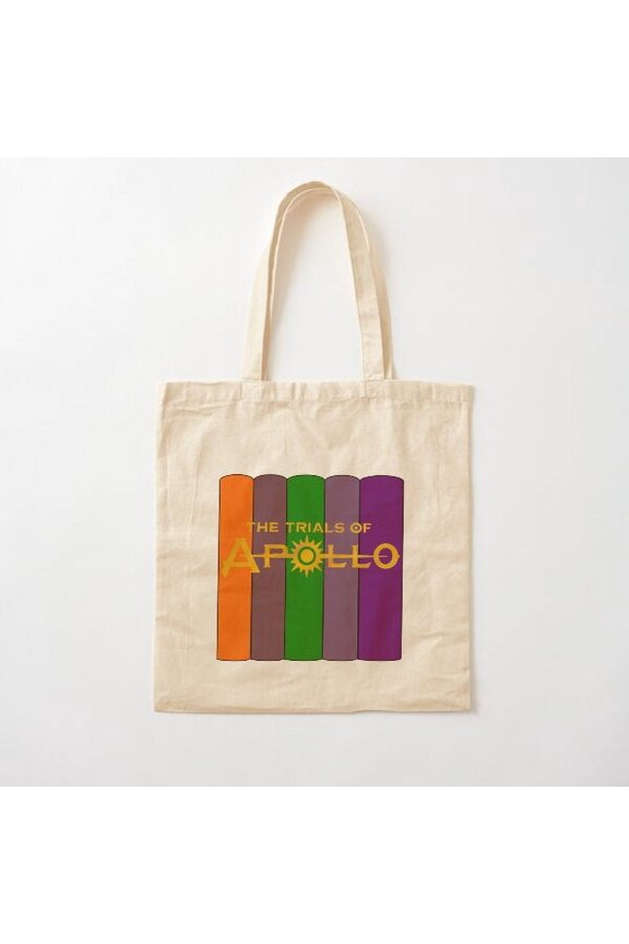 Trials Of Apollo Bookstack Cotton Tote Bag Canvas Tote Bag, Family Gift For Mother, Her