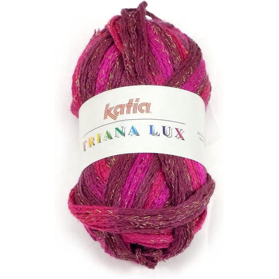 Triana Wine Raspberry 32 Ruffling Scarf Yarn