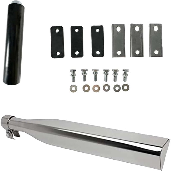 Triangle 304 Stainless Steel Quarter Fender Bracket W/Mounting Kit for Peterbilt Kenworth Freightliner,For Quarter, Single Axle, Half Tandem, And Full Tandem Fenders