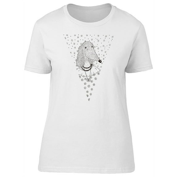 Triangle Art Elegant Dog Tee Women's -Image by Shutterstock