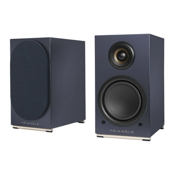 Triangle Audio AIO TWIN Wireless Bluetooth Wi-Fi Speaker (Pair, Abyss Blue)