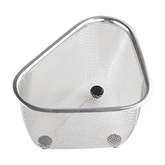 Triangle Basket Triangle Sink Colander Food Strainer with Three Feet for Washing Fruits and Vegetables, Filtering Food Waste and Efficient Straining, Perfect for Daily Use in Kitchen