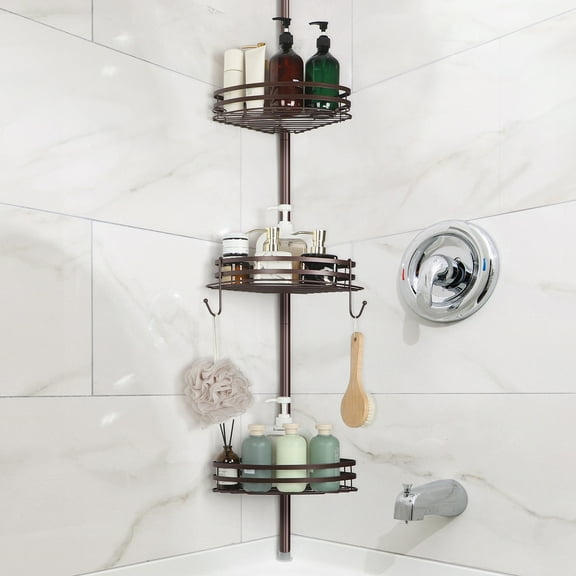 Triangle Bathroom Shelf Corner Mount