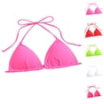 thumbnail image 1 of Triangle Bikini Top for Women String Halter Push Up Bathing Suits Top Swimsuit Tops, 1 of 7