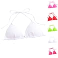 thumbnail image 1 of Triangle Bikini Top for Women String Halter Push Up Bathing Suits Top Swimsuit Tops, 1 of 3