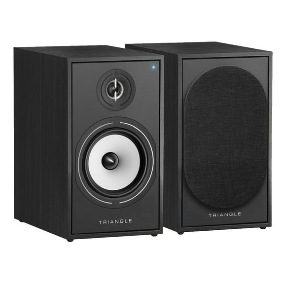 Triangle Borea Active Bluetooth Bookshelf Speaker Pair - Black Ash (BR03BT)