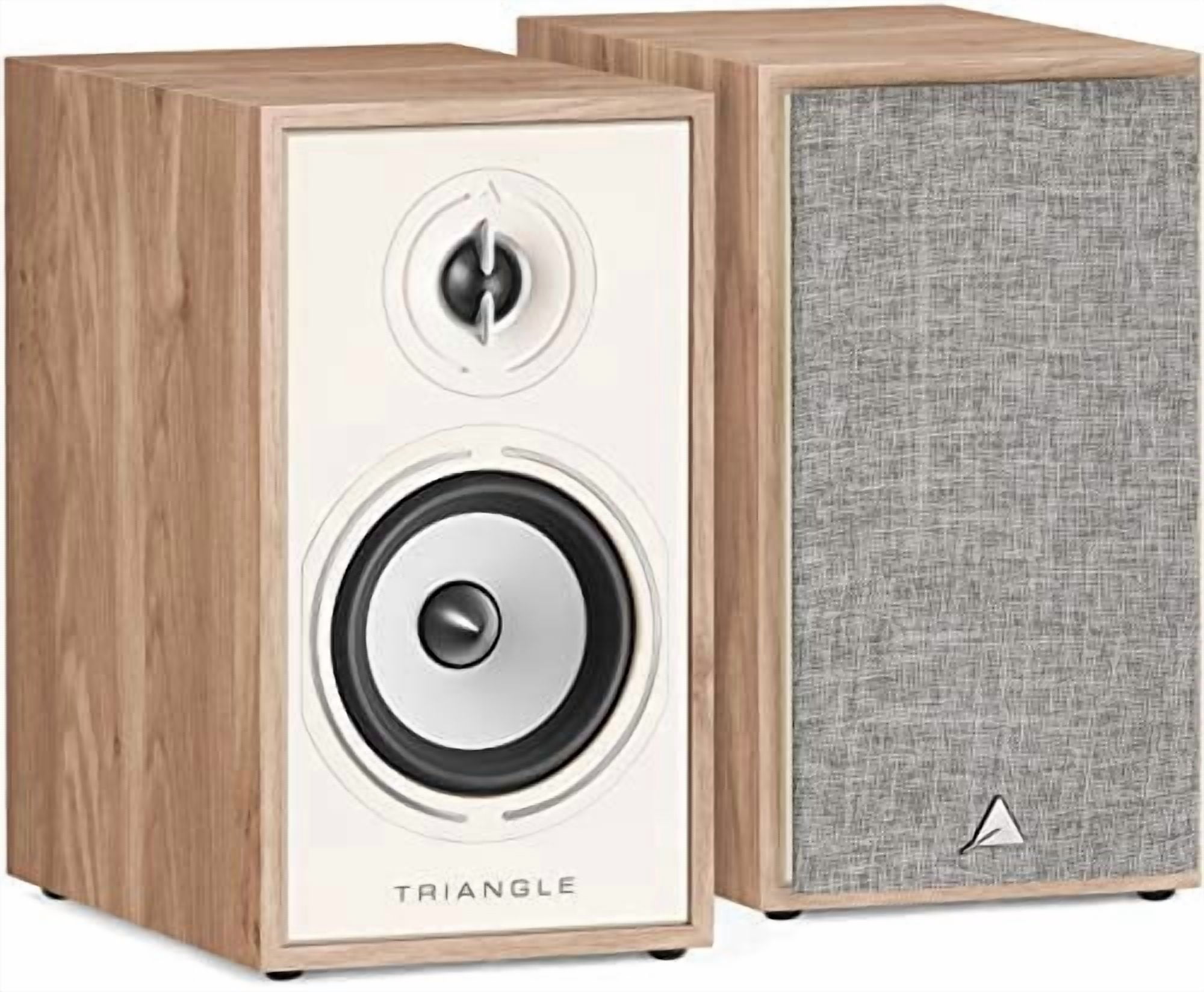 Triangle Borea BR02 Hi-Fi Bookshelf Speakers (Light Oak, Pair)