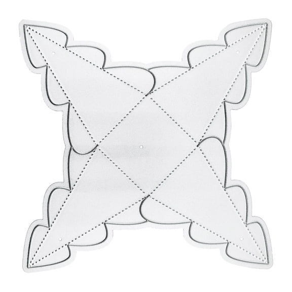Triangle Box Metal Cutting Dies Stencils for Scrapbooking Decorative Embossing Paper Cards Template Decor Die Cuts