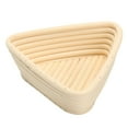 Triangle Bread Basket Unbleached Natural Cane Baking Tool for Rising